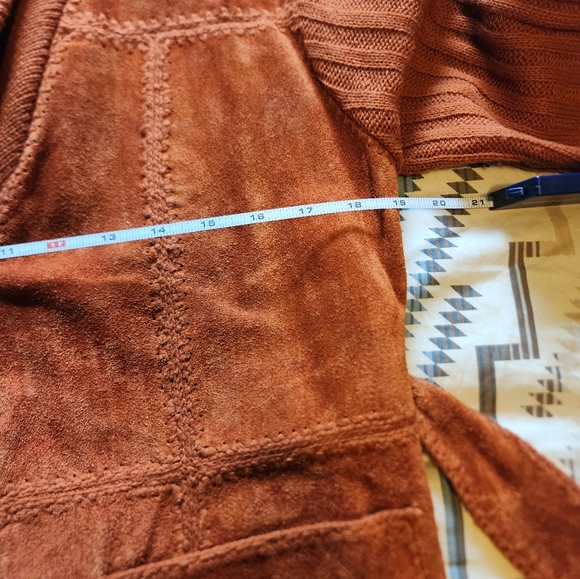 Vintage split leather jacket - Picture 5 of 7